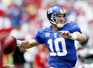 Eli Gets 2 TD's And The 4th Qtr Off